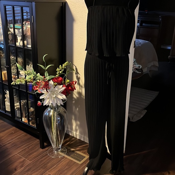 Two-piece crop top high, waisted, beautiful crepe and delicate like new - Picture 4 of 10